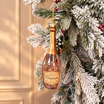 Extra Fancy Champagne Hanging Decoration - ნაძვის ხის სათამაშო, 2 image