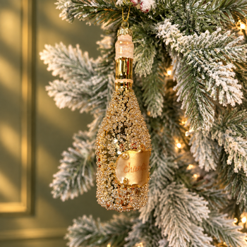 Crystal Champagne Hanging Decoration - ნაძვის ხის სათამაშო