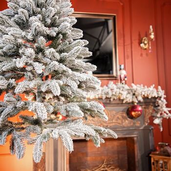 Premium Snow-Covered Christmas Tree PE 200 CM - ნაძვის ხე 100% სილიკონი, 5 image