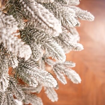 Premium Snow-Covered Christmas Tree PE 200 CM - ნაძვის ხე 100% სილიკონი, 6 image
