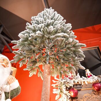 Premium Snow-Covered Christmas Tree PE 200 CM - ნაძვის ხე 100% სილიკონი, 9 image