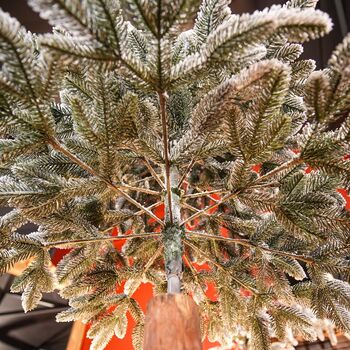 Premium Snow-Covered Christmas Tree PE 200 CM - ნაძვის ხე 100% სილიკონი, 14 image