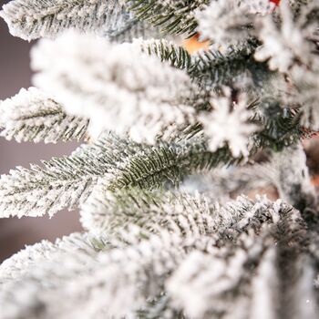 Premium Snow-Covered Christmas Tree PE 200 CM - ნაძვის ხე 100% სილიკონი, 17 image
