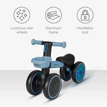 KikkaBoo Ride On Blinky Blue - ველოსიპედი, 7 image