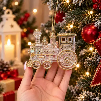 Golden Noel Express Hanging Decoration - ნაძვის ხის სათამაშო