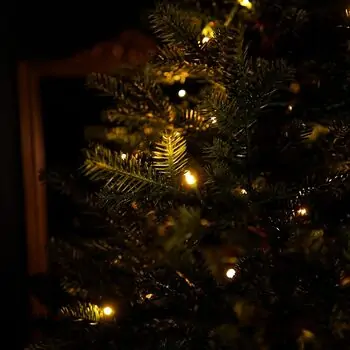 Pearl Evergreen Christmas Tree 180 CM 100% Silicone With Lights - ნაძვის ხე 100% სილიკონი, განათებით, 13 image