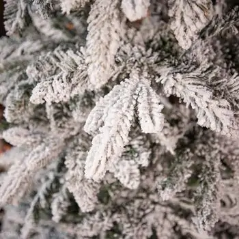 Snowberry Pine Christmas Tree 180 CM With Mixed Silicone Needle PE+PVC - დათოვლილი ნაძვის ხე შერეული სილიკონის წიწვებით, 7 image