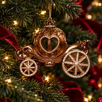 Midnight Wish Carriage Hanging Decoration - ნაძვის ხის სათამაშო, 2 image