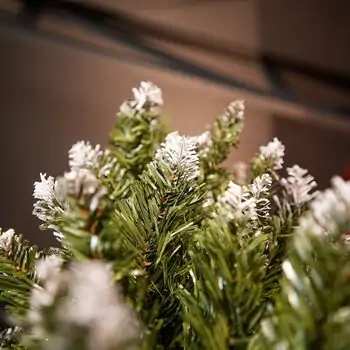 Frostmere Christmas Tree 180 CM With Pine Cones And Berries - ნაძვის ხე დათოვლილი ბოლოებით, გირჩით და კენკრით, 11 image