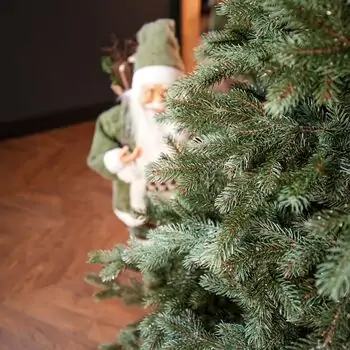 Holandiia Christmas Tree With Blue Tips PE 180 CM საახალწლო ნაძვის ხე, 100% სილიკონი, 11 image