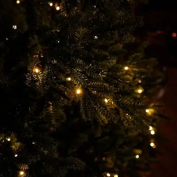 Pearl Evergreen Christmas Tree 180 CM 100% Silicone With Lights - ნაძვის ხე 100% სილიკონი, განათებით, 11 image