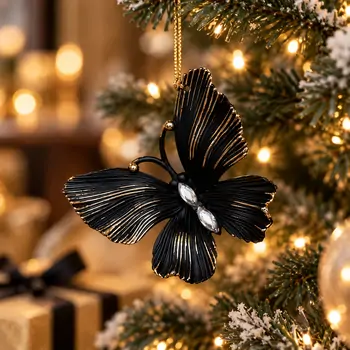 Midnight Winged Jewels Hanging Decoration - ნაძვის ხის სათამაშო, 2 image