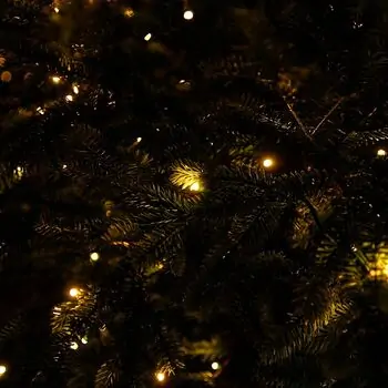 Pearl Evergreen Christmas Tree 180 CM 100% Silicone With Lights - ნაძვის ხე 100% სილიკონი, განათებით, 15 image