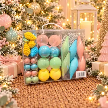 Pastel Wishes Ornament Set - ნაძვის ხის სათამაშოების ნაკრები, 2 image