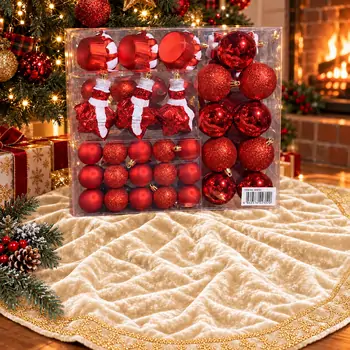 Peppermint Wonderland Ornament Set - ნაძვის ხის სათამაშოების ნაკრები, 2 image