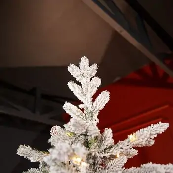 Celestine Snow-Covred Christmas Tree PE+PVC 210 CM With Mixed Silicone Needle And Lights - დათოვლილი ნაძვის ხე შერეული სილიკონის წიწვებით და განათებით, 5 image