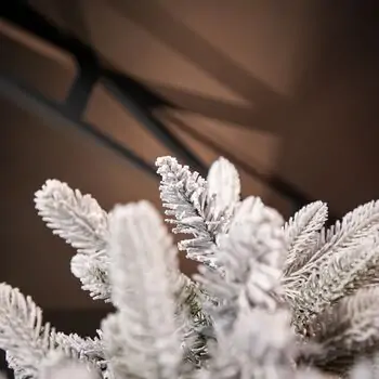 Roselle Snow-Covered Christmas Tree  PE+PVC 210 CM  - დათოვლილი ნაძვის ხე შერეული სილიკონის წიწვებით, 15 image