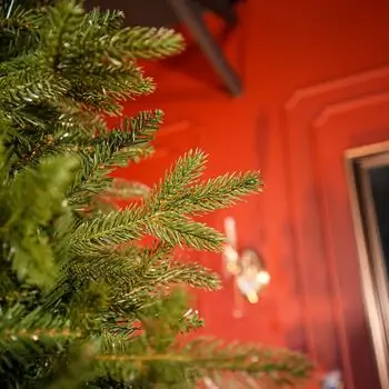 Snowspire Christmas Tree PE+PVC 210 CM  With Mixed Silicone Needle - ნაძვის ხე შერეული სილიკონის წიწვებით, 9 image