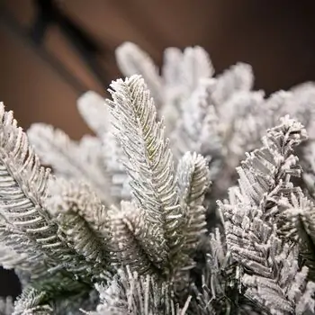 Roselle Snow-Covered Christmas Tree  PE+PVC 210 CM  - დათოვლილი ნაძვის ხე შერეული სილიკონის წიწვებით, 11 image