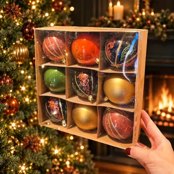 Midnight Festive Bauble Set - ნაძვის ხის სათამაშოების ნაკრები, 2 image