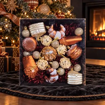 Christmas Treats Ornament Set - ნაძვის ხის სათამაშოების ნაკრები