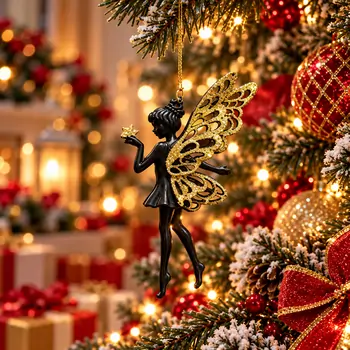 Midnight Starlight Fairy Hanging Decoration - ნაძვის ხის სათამაშო, 2 image