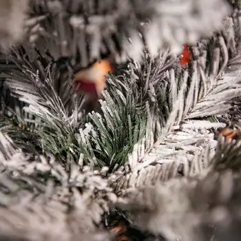 Roselle Snow-Covered Christmas Tree  PE+PVC 210 CM  - დათოვლილი ნაძვის ხე შერეული სილიკონის წიწვებით, 16 image