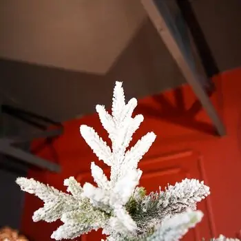 Serenia Snow-Covered Christmas Tree PE+PVC 210 CM With Mixe Silicone Needle - დათოვლილი ნაძვის ხე შერეული სილიკონის წიწვებით, 7 image