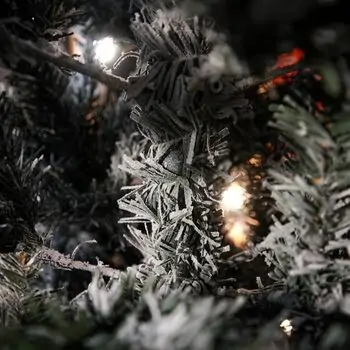 Roselle Snow-Covered Christmas Tree  PE+PVC 210 CM  - დათოვლილი ნაძვის ხე შერეული სილიკონის წიწვებით, 17 image
