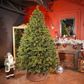 Holandiia Christmas Tree With Olive Tips PE 250 CM საახალწლო ნაძვის ხე, 100% სილიკონი