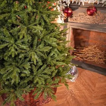 Snowspire Christmas Tree PE+PVC 210 CM  With Mixed Silicone Needle - ნაძვის ხე შერეული სილიკონის წიწვებით, 4 image
