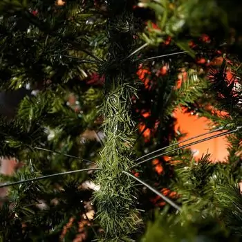 Solenne Christmas Tree 240 CM With Pine Cones And Berries - ნაძვის ხე დათოვლილი ბოლოებით, გირჩით და კენკრით, 17 image