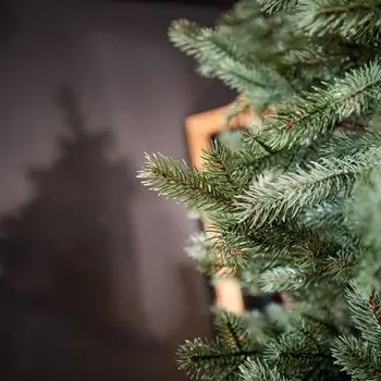 Holandiia Christmas Tree With Blue Tips PE 210 CM საახალწლო ნაძვის ხე, 100% სილიკონი, 11 image