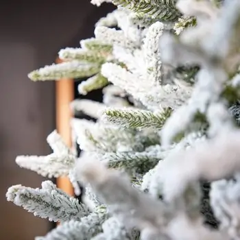 Serenia Snow-Covered Christmas Tree PE+PVC 210 CM With Mixe Silicone Needle - დათოვლილი ნაძვის ხე შერეული სილიკონის წიწვებით, 8 image