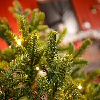 Everwyn Christmas Tree  90 CM 100% Silicone Needle With Lights - ნაძვის ხე 100% სილიკონის წიწვებით და განათებით, 6 image
