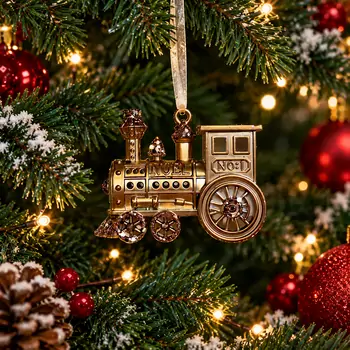 Copper Christmas Express Hanging Decoration - ნაძვის ხის სათამაშო, 2 image
