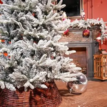 Roselle Snow-Covered Christmas Tree  PE+PVC 210 CM  - დათოვლილი ნაძვის ხე შერეული სილიკონის წიწვებით, 6 image