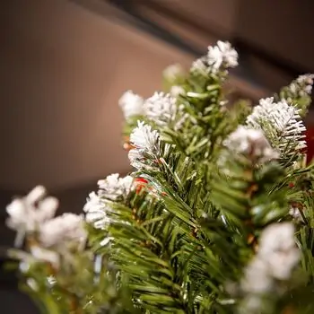 Frostmere Christmas Tree 180 CM With Pine Cones And Berries - ნაძვის ხე დათოვლილი ბოლოებით, გირჩით და კენკრით, 10 image