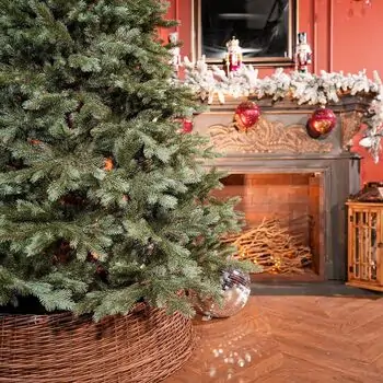 Holandiia Christmas Tree With Blue Tips PE 180 CM საახალწლო ნაძვის ხე, 100% სილიკონი, 5 image