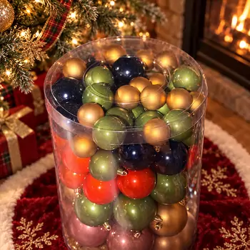 Festive Jewel Bauble Set - ნაძვის ხის სათამაშოების ნაკრები, 3 image