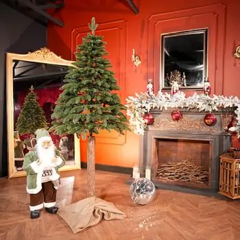 Premium Christmas Tree PE 200 CM ნაძვის ხე 100% სილიკონი