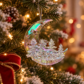 Moonlit Forest Wishes Hanging Decoration - ნაძვის ხის სათამაშო, 2 image