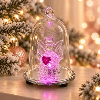 Angel’s Glow Hanging Decoration With Light - ნაძვის ხის სათამაშო განათებით, 8 image