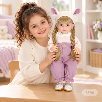 Lovely Girl Baby Doll With Accessories - სათამაშო თოჯინა აქსესუარებით