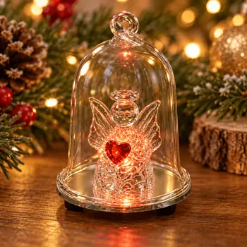 Angel’s Glow Hanging Decoration With Light - ნაძვის ხის სათამაშო განათებით, 2 image