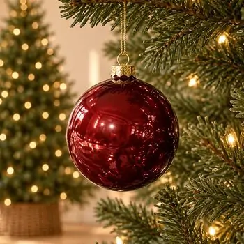 Crimson Ember Hanging Decoration - ნაძვის ხის სათამაშო