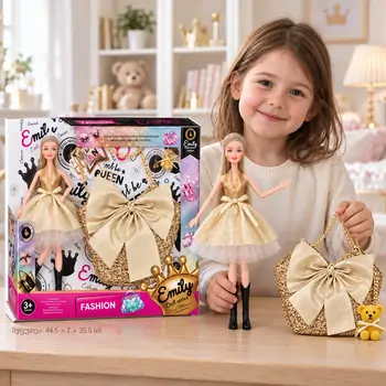 Fashion Doll With Bag – სათამაშო თოჯინა ჩანთით