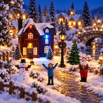 Starlit Noel Christmas Village - საახალწლო სოფელი