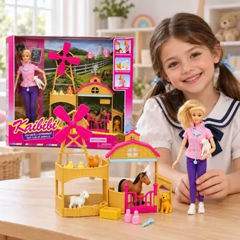 Canem Farmer Doll With Accessories  - სათამაშო თოჯინა