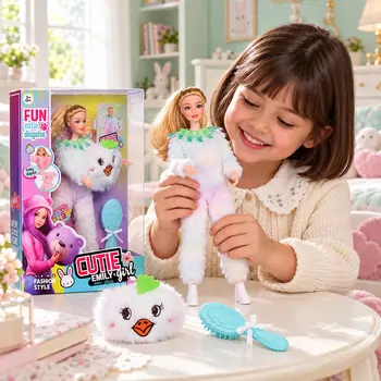 Cutie Emily Girl Doll - სათამაშო თოჯინა